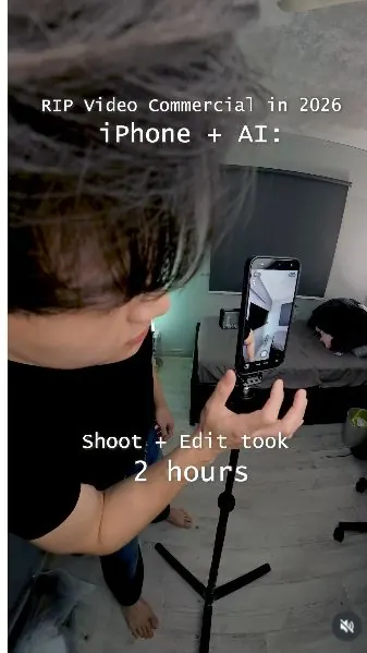 Original Instagram preview for Create an AI commercial from a phone photo