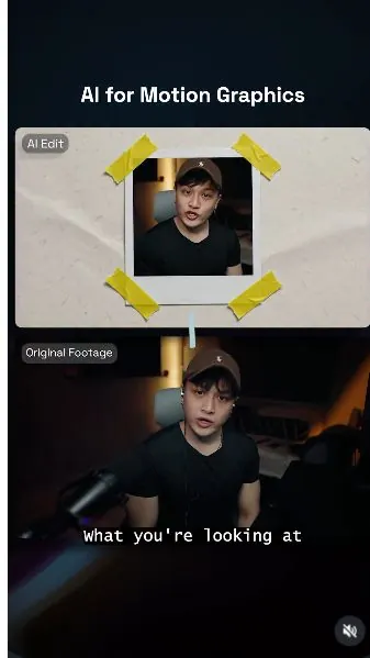 Original Instagram preview for Add motion graphics to a talking-head video