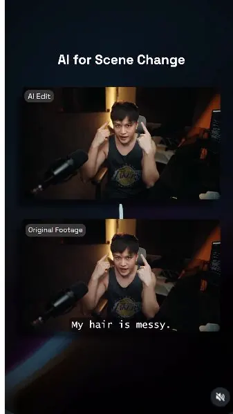 Original Instagram preview for Change a talking-head scene with Gemini Omni