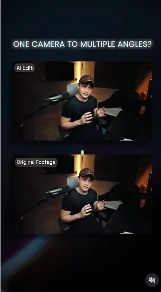 Original Instagram preview for Create multiple camera angles from one shot