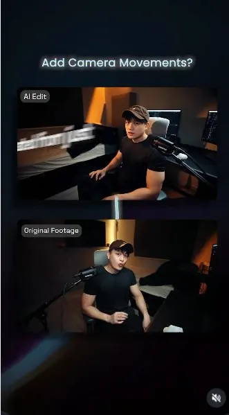 Original Instagram preview for Add camera movement to a static shot