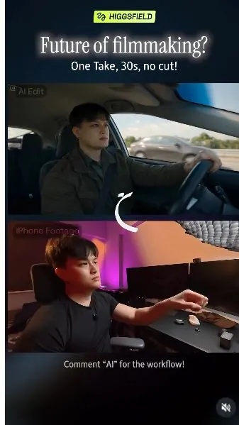 Original Instagram preview for Create a 30-second no-cut scene change