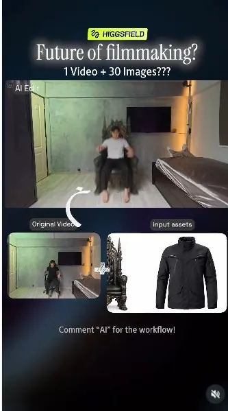 Original Instagram preview for Add 30 image references to an AI video