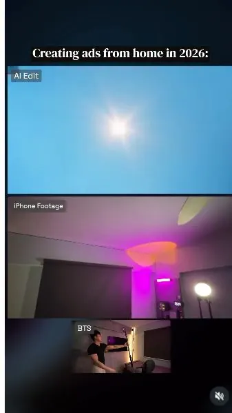 Original Instagram preview for Turn a home video into a skincare commercial