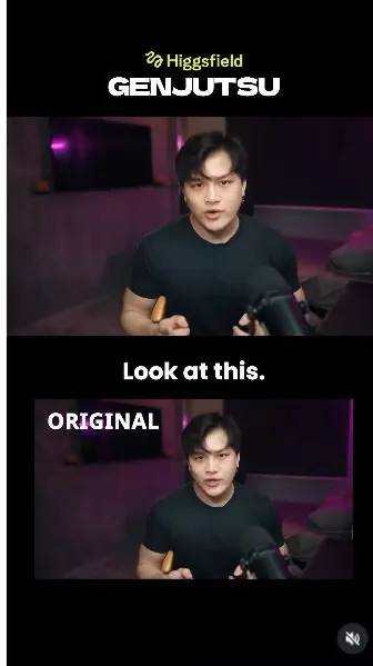 Original Instagram preview for Change environments in a talking-head video