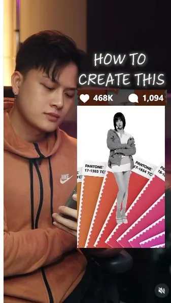 Original Instagram preview for Create a colour-palette outfit transition