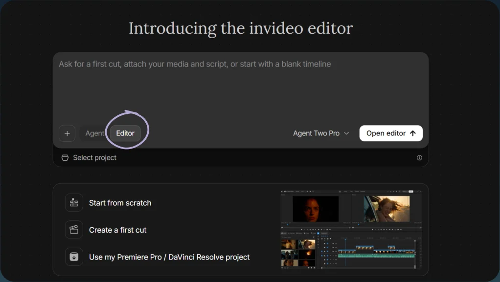 Choose Editor
