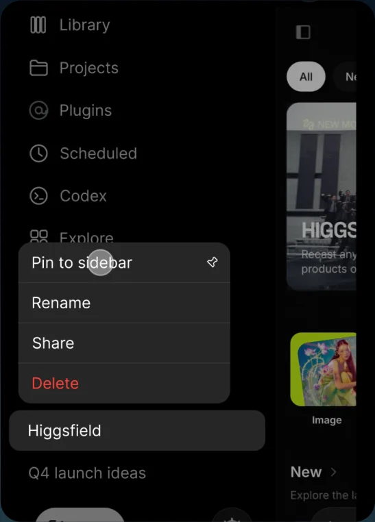 Pin Higgsfield