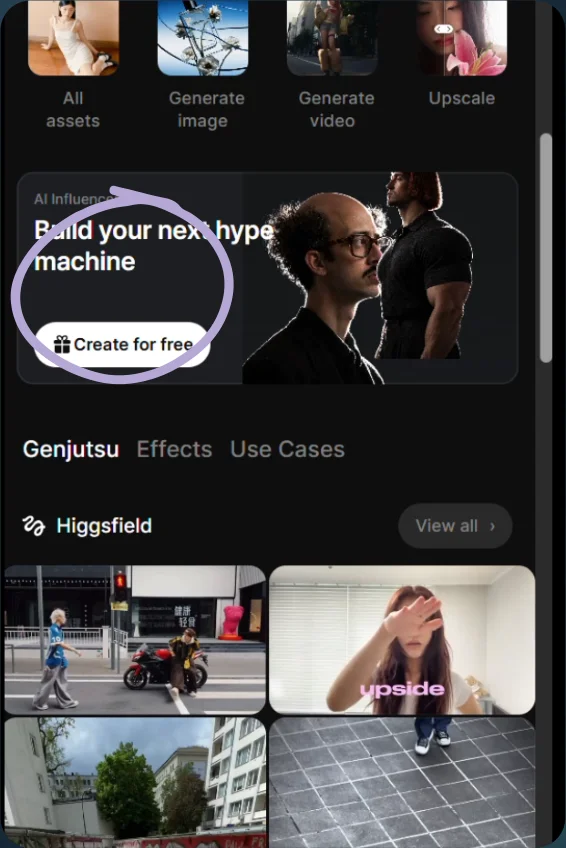 Choose AI Influencer