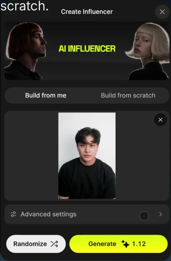 Use your photo