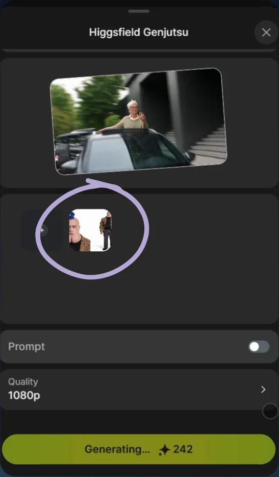 Add your character image